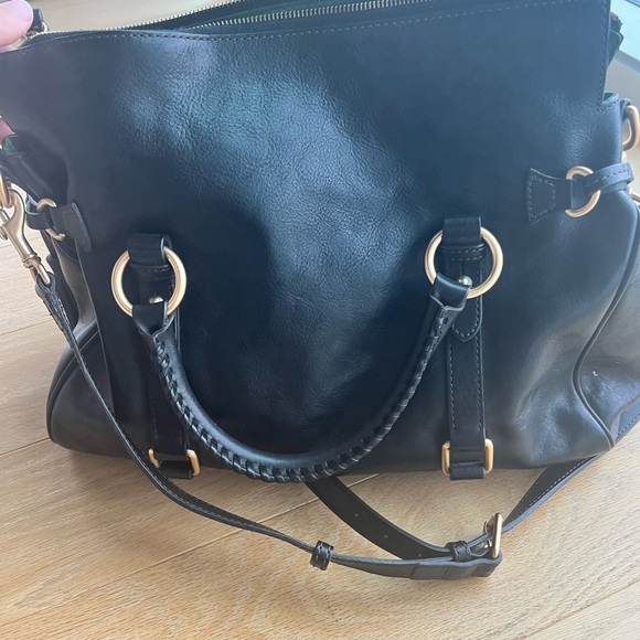 Gorgeous Dooney and Burke Satchel Florentine Leather Bag - Picture 13 of 13